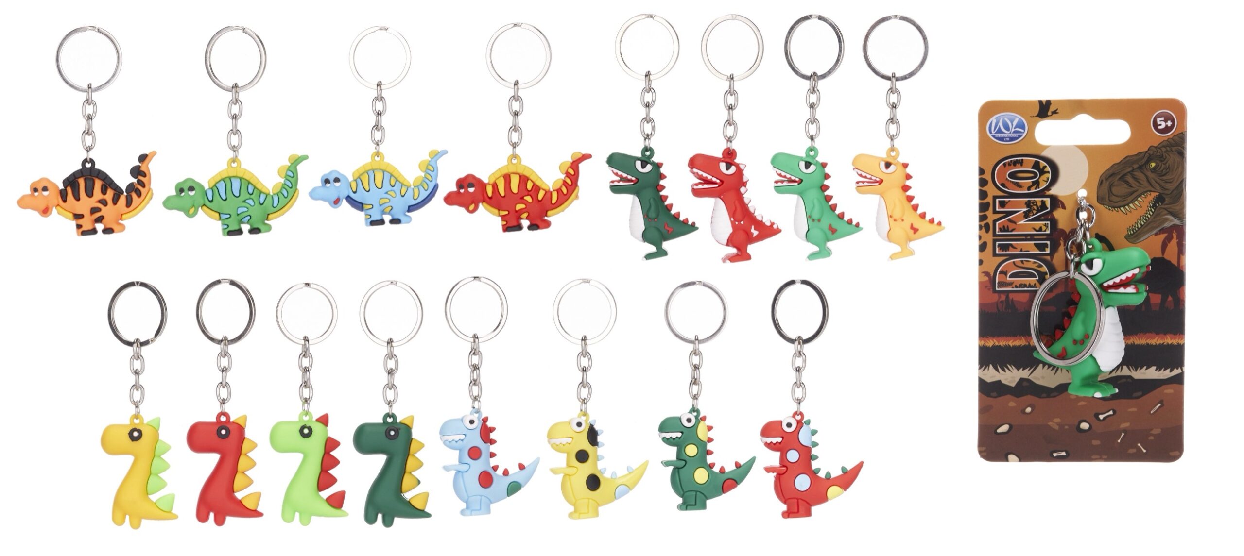 DINO Dinosauro Portachiavi 3D 16ass…x288